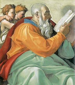 Profetas y adivinos - Zacharias- Michelangelo